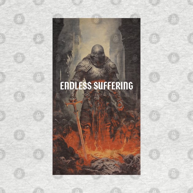 ENDLESS SUFFERING - DARK FANTASY ART STYLE by Vista Threads Co